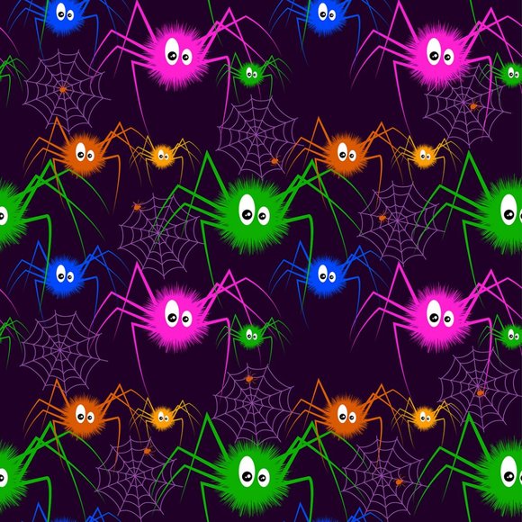 Itsy Bitsy - Cute Spider Printed FeatherSoft Women's Leggings One Size (Fits 3-1 - Picture 2 of 2